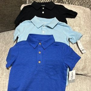 Carters polo shirts 2 NWT 1 worn